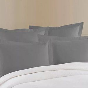 Wonderskirt European Pillow Sham Light Grey